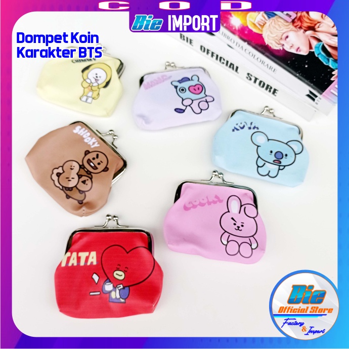 Dompet Koin BTS Korean Style Impor Best Seller