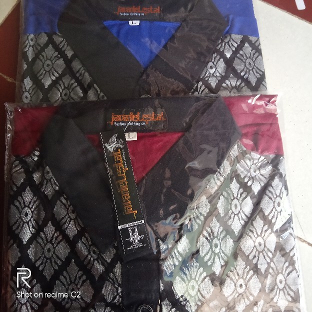Best Seller Kemeja Hem Baju Batik Pria Model Terbaru Terlaris Kombinasi Jv Original Series