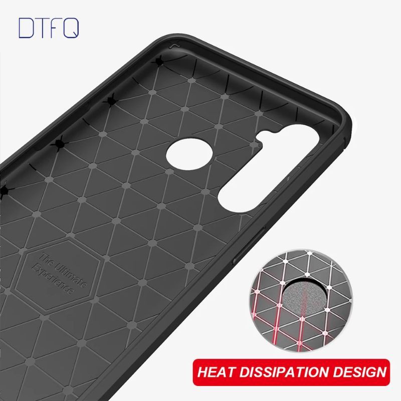 Softcase Karbon Realme 6 / 6 Pro Case Carbon Fiber Casing Cover Tpu Silikon Premium