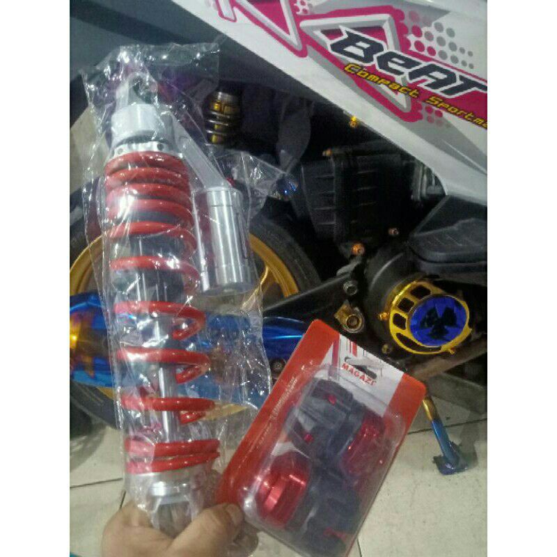 shokbreaker tabung atas YSS tabung atas bonus jalu as roda depan