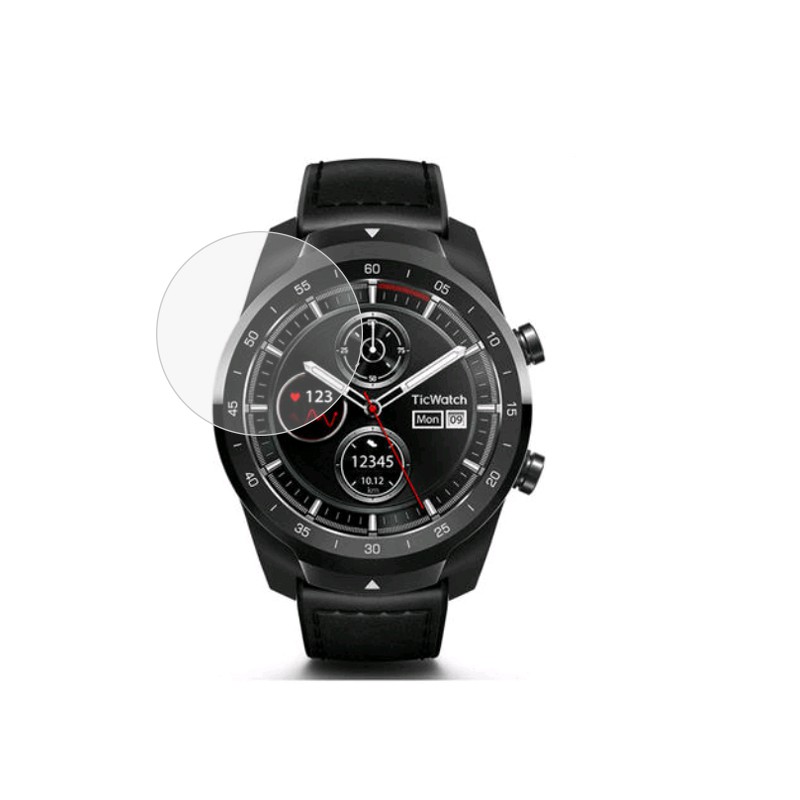 Pelindung Layar Tempered Glass Hd Anti Gores Untuk Smartwatch Ticwatch Pro 2020