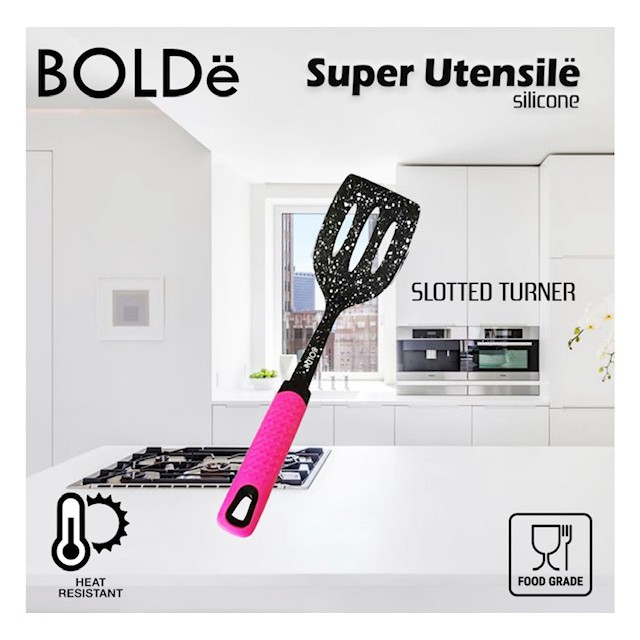 BOLDe Utensill Black PINK Silicone Tahan Panas