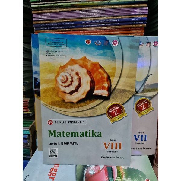 Buku kurikulum merdeka belajar PR/LKS interaktif matematika kelas VIII, 8 SMP / MTS semester 1 tahun