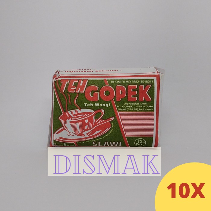 

Teh Gopek SLAWI 10 x 8 gram