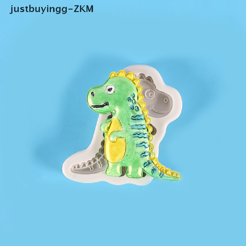 Ornamen Cetakan Coklat Gypsum Bentuk Dinosaurus Bahan Silikon Untuk Dekorasi Mobil