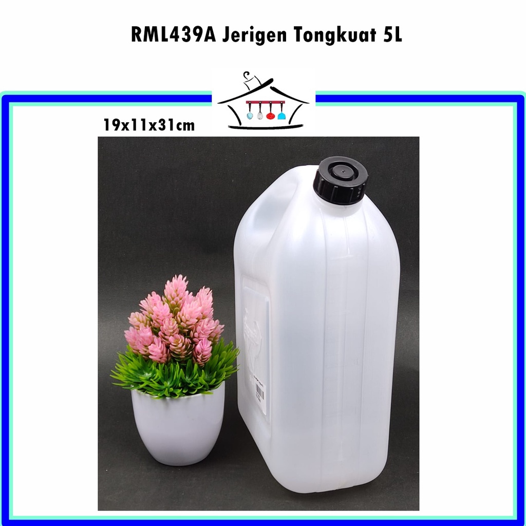 RML439A Botol/Jerigen/Penyimpan Air/Penyimpanan Saos Tongkuat 5L