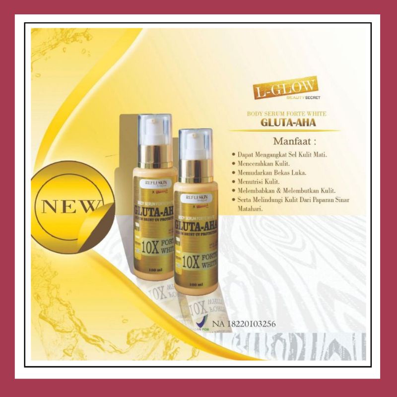 L GLOW GLUTA AHA BODY SERUM/REFLISKIN L GLOW GLUTA AHA BODY SERUM