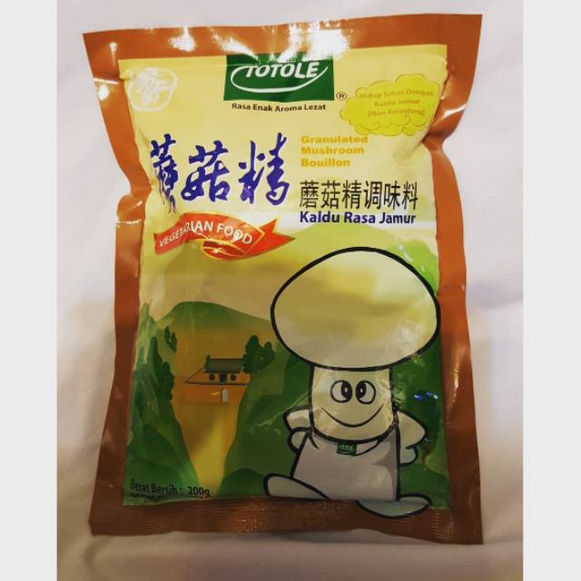 

kaldu jamur totole 200gr non msg vegetarian