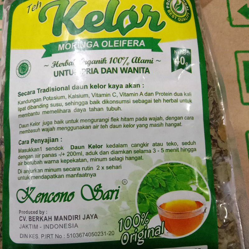 

Teh Daun Kelor 40grm