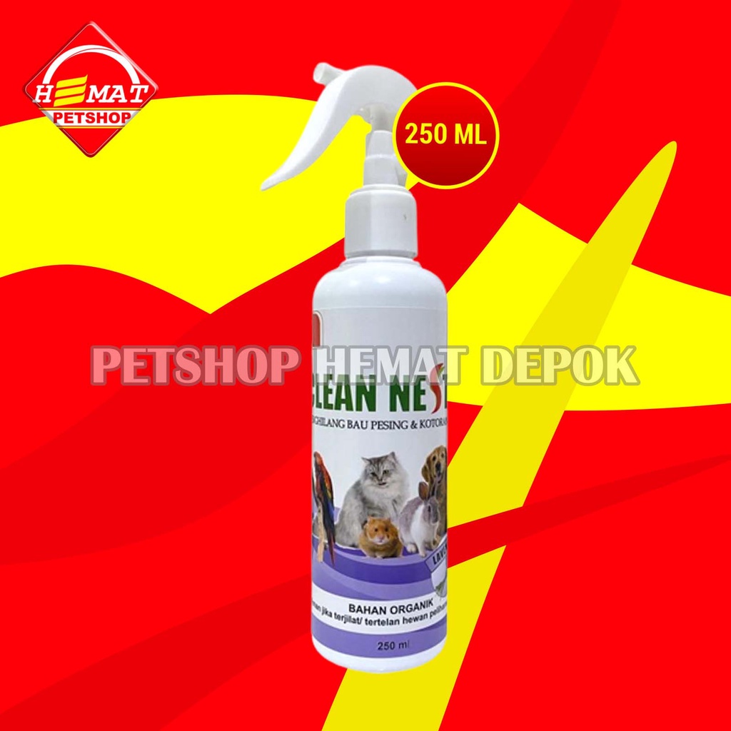 Pengilang Bau Organik Aman Clean Nest Spray 250ml