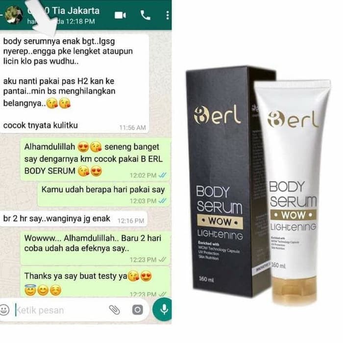 B ERL LIGHTENING BODY SERUM BERL COSMETIC CREAM LOTION PENCERAH KULIT berlcosmetics body serum