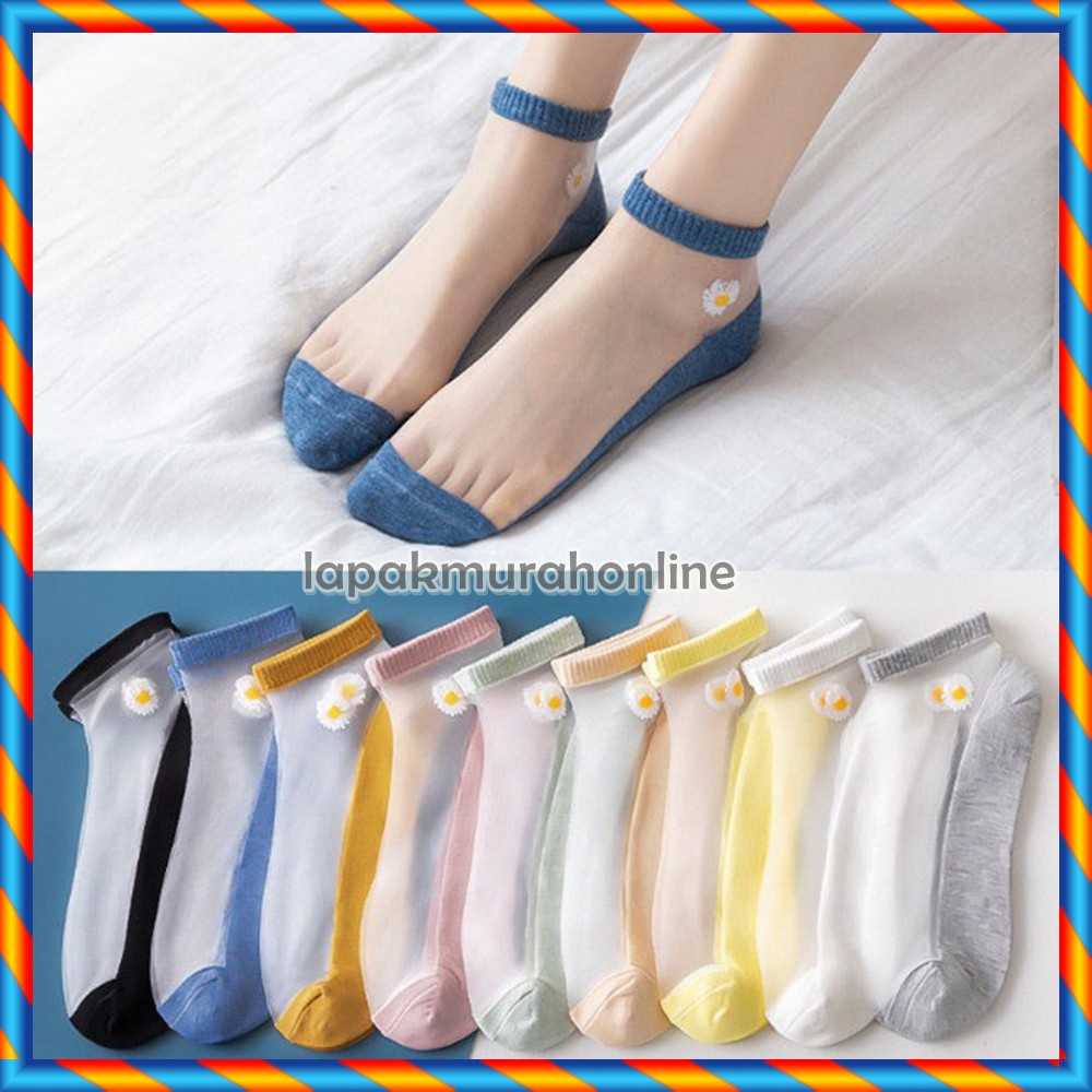 KAOS KAKI WANITA / KAOS KAKI PENDEK / KAOS KAKI PENDEK TRANSPARAN / KAOS KAKI KOREA