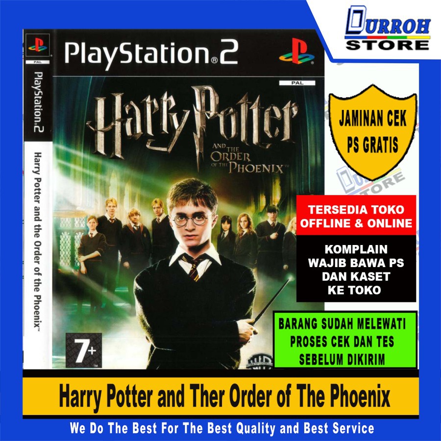 KASET GAME PS 2 Harry Potter and the Order of the Phoenix