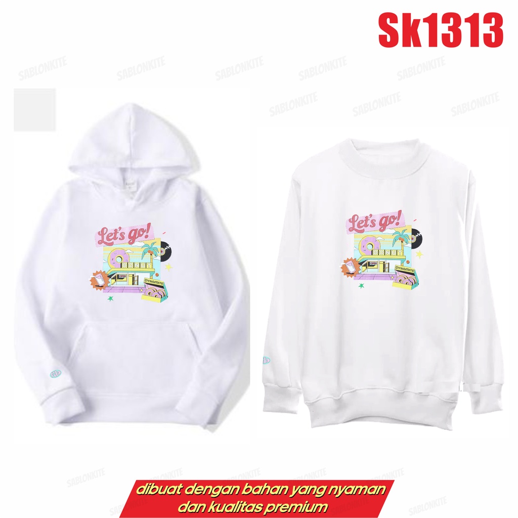 MURAH!!! SWEATER HOODIE TAEHYUNG V DYNAMITE SK1313 UNISEX FLEECE