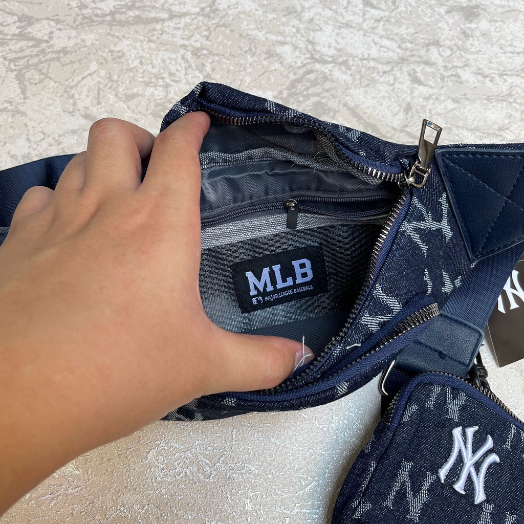 Waistbag MLB NY WITH POUCH / Tas MLB Tas Selempang Tas Pinggang