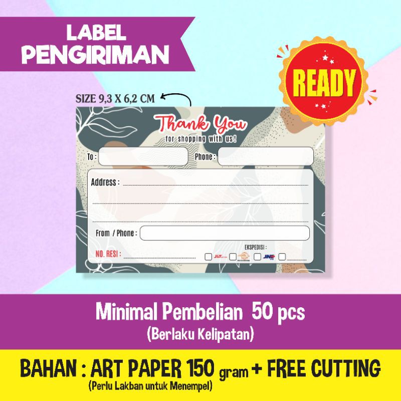

LABEL PENGIRIMAN OLSHOP MURAH