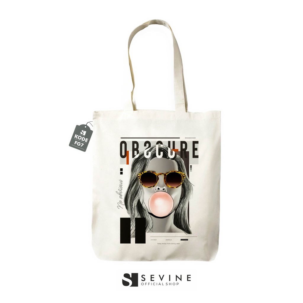 Sevine Totebag Tas Fashion Wanita Tote Bag Resleting Custom - FG