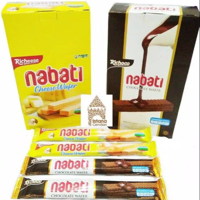 

Wafer Richeese Nabati Coklat & Keju