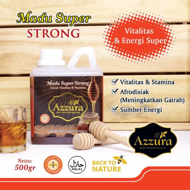 

Madu Super Strong 500gr