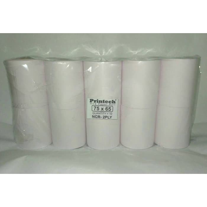 

Printech Kertas Struk Kasir 75 x 65 2 Ply NCR