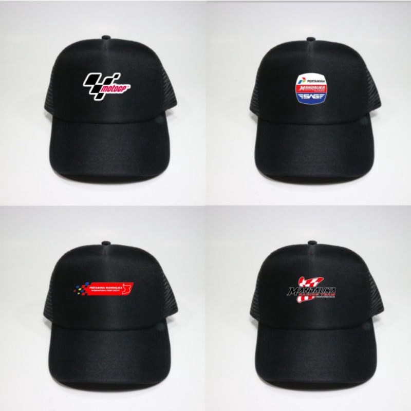 Topi trucker circuit mandalika/topi jaring circuit mandalika