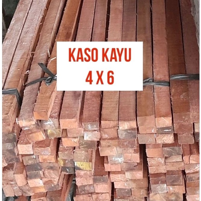 Kaso 4x6 Per Batang Meranti  / Kaso 4x6 Per Ikat / Kayu Kaso 46 / Kaso Kayu 4x6 Meranti