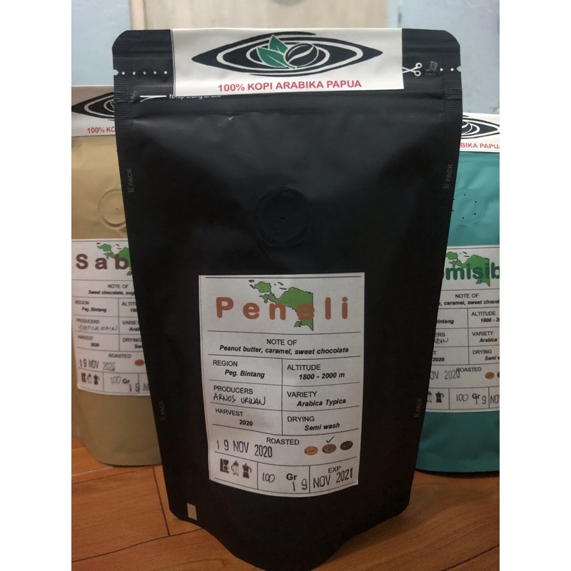 

100% Kopi Arabika Papua. PENGLI (Pegunungan Bintang)