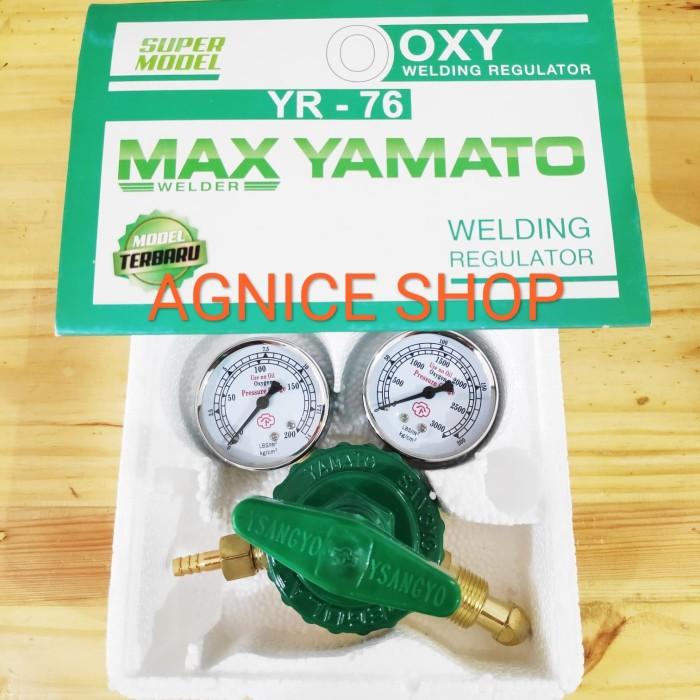 Regulator Original Regulator Las Oksigen Max Yamato Tabung Gas Oxygen Welding