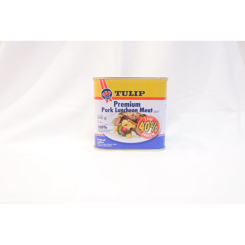 

Tulip Premium Pork Luncheon Meat 340 gr 40% Less Sodium