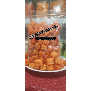 

kerupuk dadu pedas rasa pedas gurih 150 gram