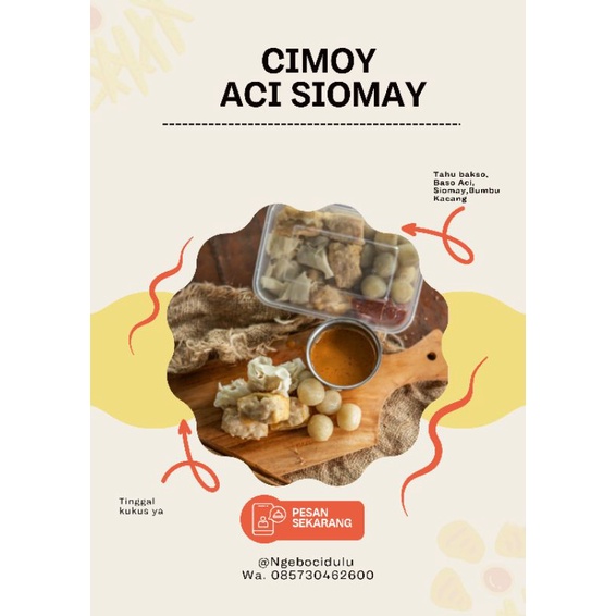 

Aci Siomay ( Cimoy )