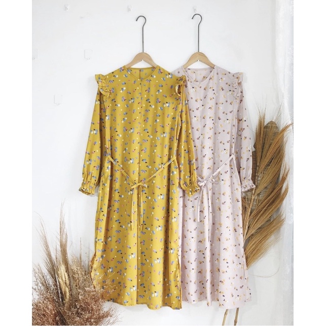 (SALE Habisin Stok) HAERIN KOREAN Midi Dress