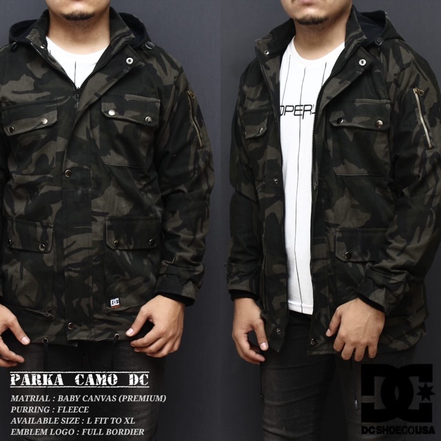 Jaket Parka Loreng DC
