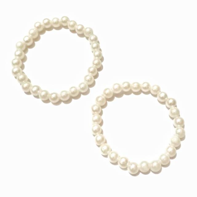 Gelang Mutiara Elastis 8mm Beads Pearl Korean Bracelet Handmade