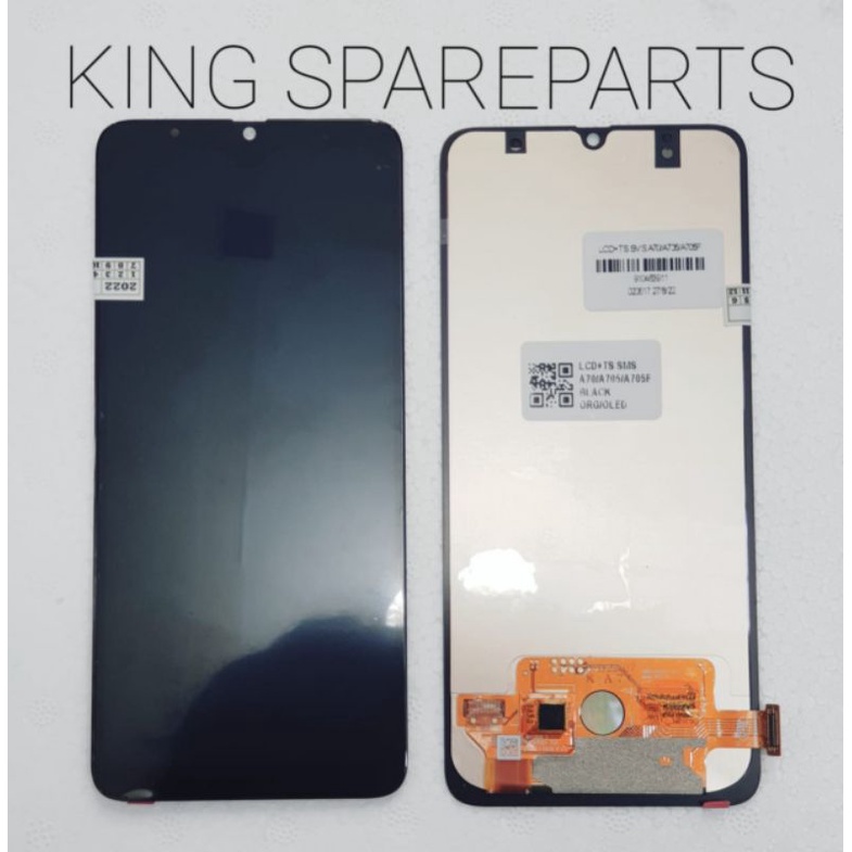 LCD TOUCHSCREEN SAMSUNG GALAXY A70 A705 A705F OLED FINGERPRINT MAIN SMALL GLASS