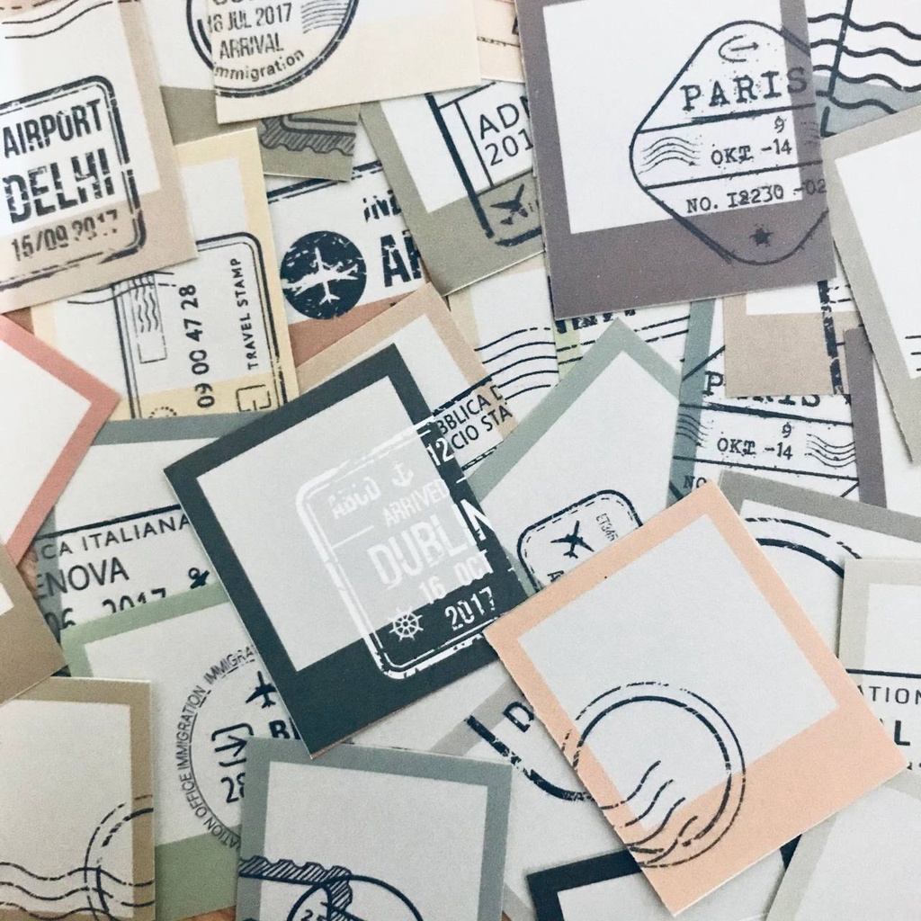 

[5PCS] Mini Polaroid Sticker | Untuk Journaling/Deco/DIY/Scrapbook/DIY