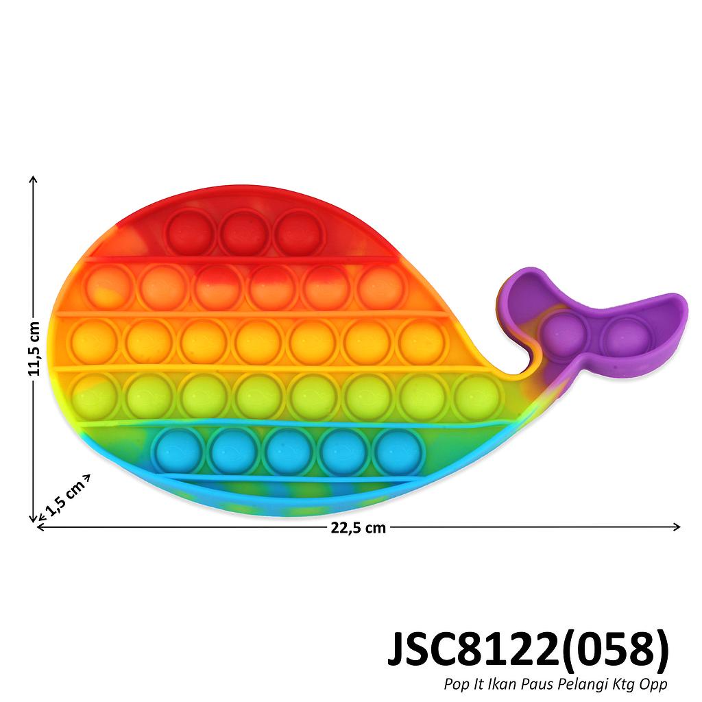 POP IT RAINBOW Mainan Anak Fidget Toys Game Toys-IKAN PAUS