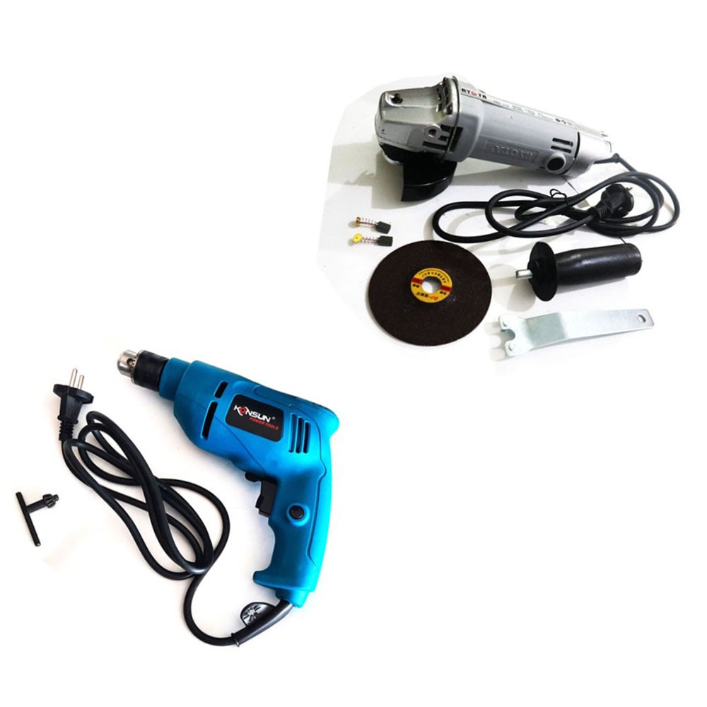 MESIN GERINDA TANGAN RYOTA + BOR 10mm KONSUN PAKET HEMAT