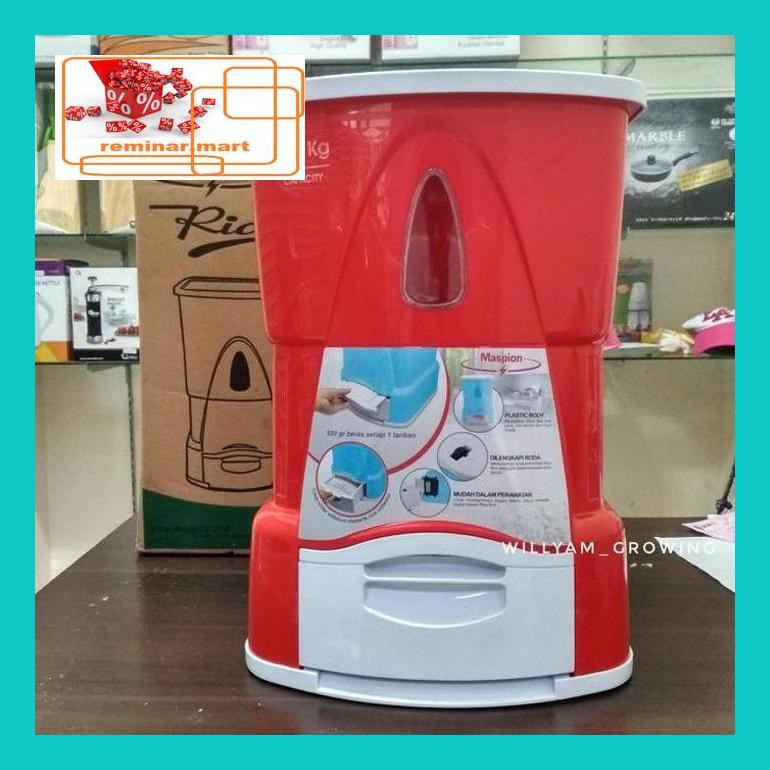 

S0Bers Rice Box Maspion Mrd1400Ap Mrd-1400 14Kg Tempat Beras - Promo Ric0S50B