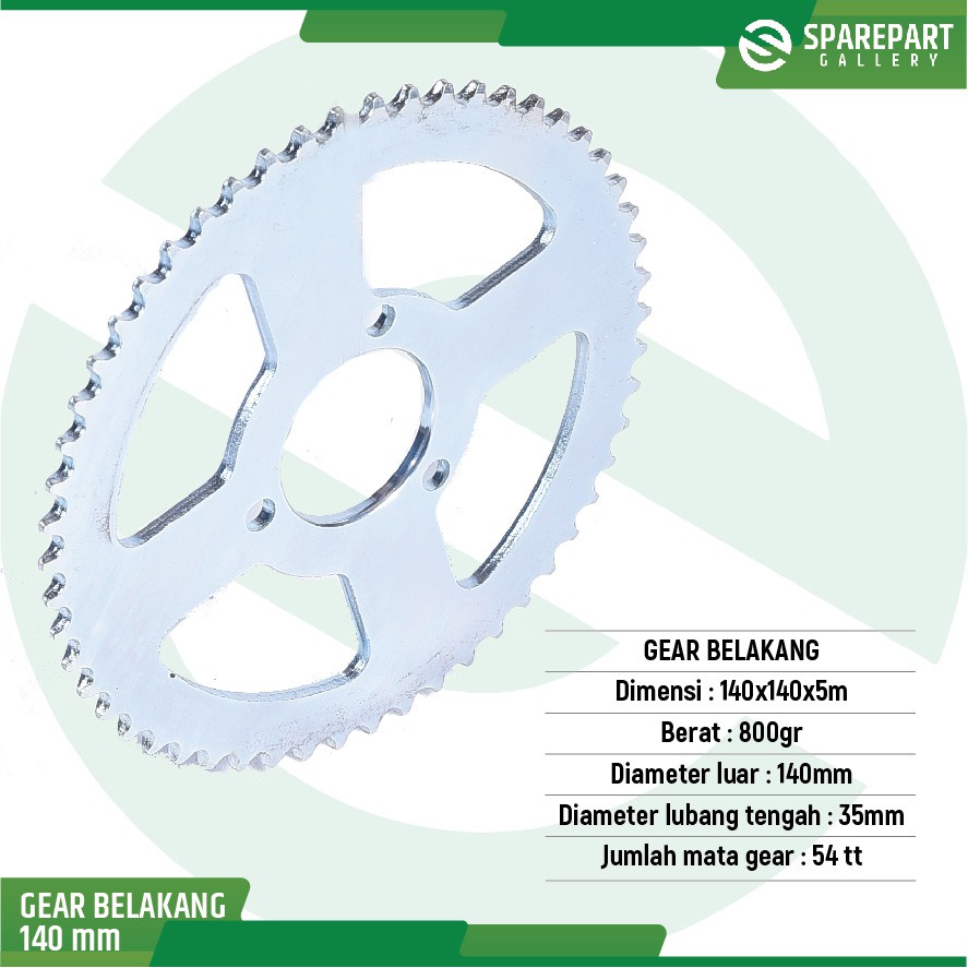 Gear Belakang Trail S897 Mr.Jackie