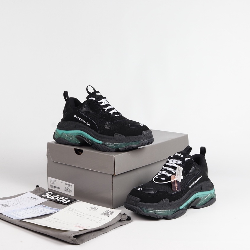 triple s black and green