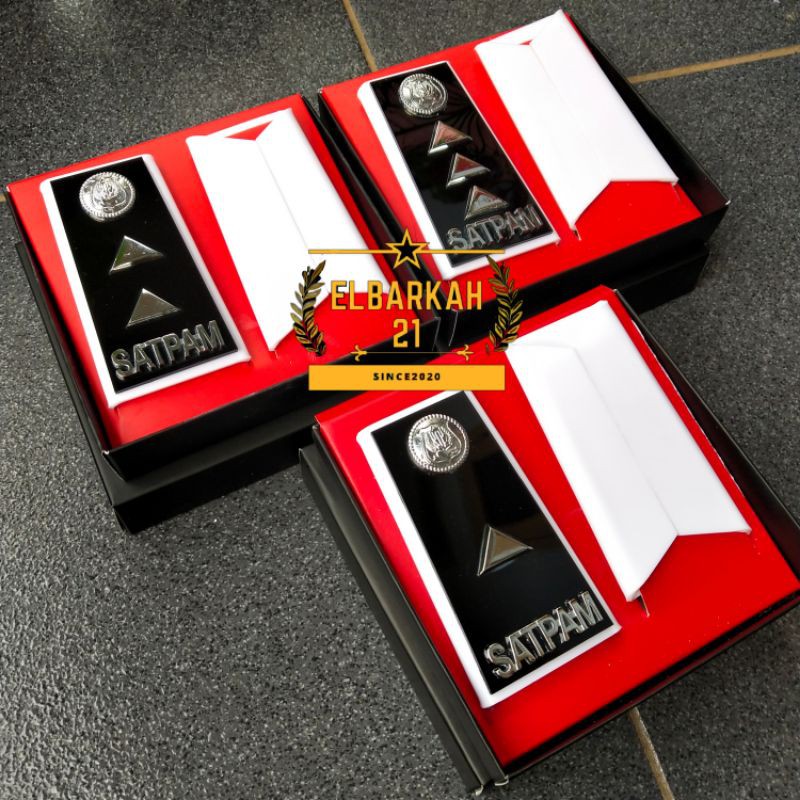 PANGKAT SATPAM GADA PRATAMA FUL AKRILIK PREMIUM
