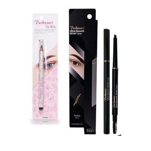 ⭐ BAGUS ⭐ PURBASARI EYEBROW PENCIL | Pensil Alis Black / Brown