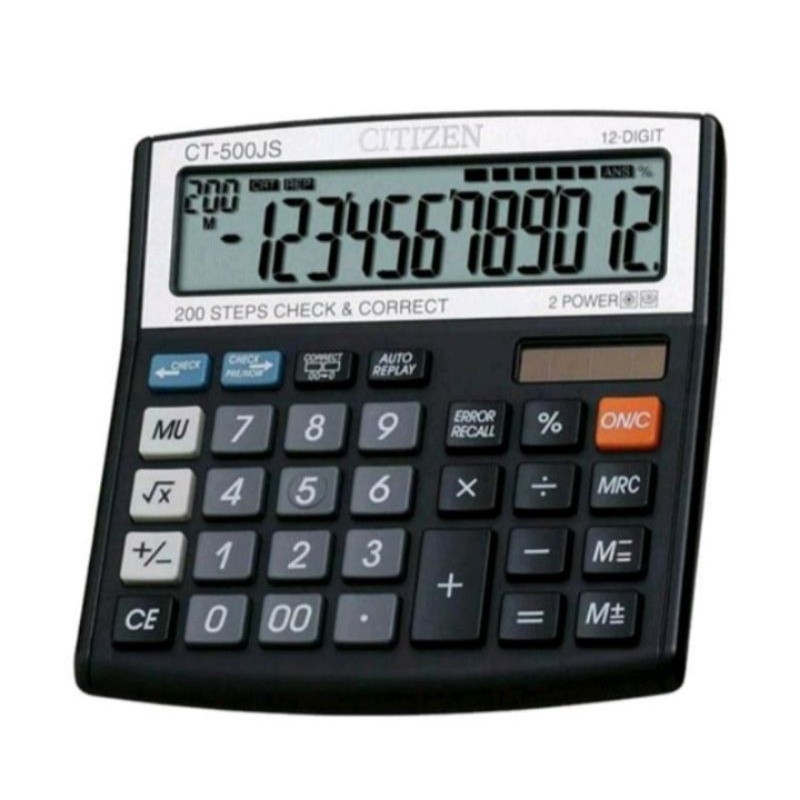 

KALKULATOR MEJA CITIZEN CT 500 JS ORIGINAL - Check & Correct Calculator Desktop