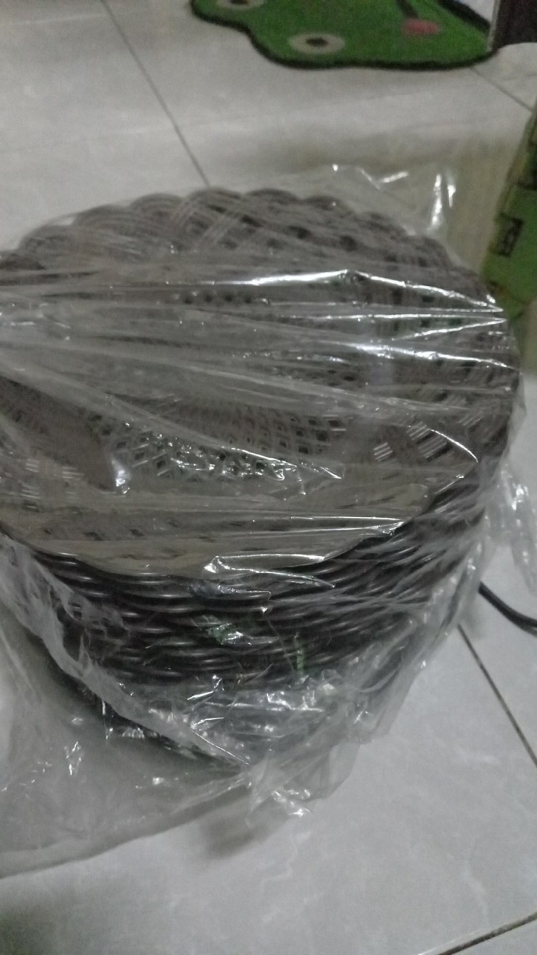 Piring Rotan Plastik Lusinan (12 Pcs)