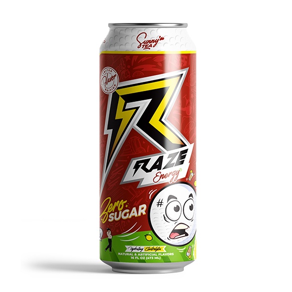 Jual RAZE MONSTER ENERGY DRINK ZERO SUGAR REPP SPORTS 16 OZ 1 SERVING ...
