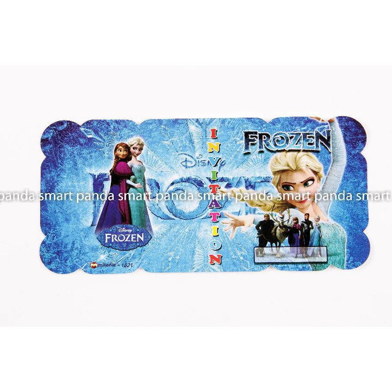 Kartu Undangan Ultah Anak 1821 Gambar Frozen