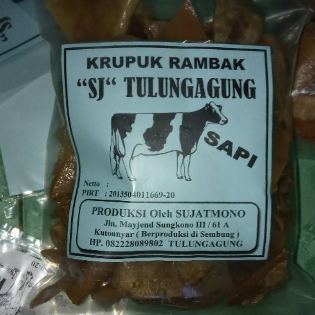 

krupuk rambak kulit sapi 250gr