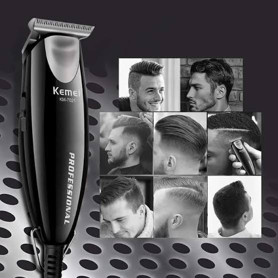 ALAT CUKUR RAMBUT KEMEI KM-7021 HAIR CLIPPER CHARGER DETAILER