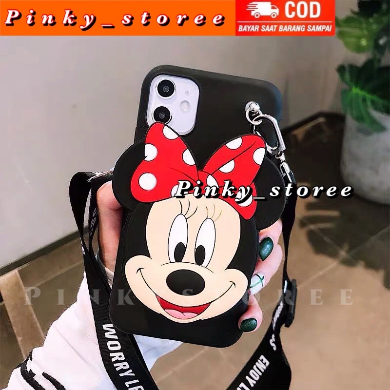 CASING REALME 9i/ REALME 5/ 5i/ C25S/ C25/ C15/ C12/ C3/ C2/ C1 / SOFT CASE KARAKTER DOMPET KOIN/ COIN + GANTUNGAN TALI SELEMPANG/ SILIKON TAS BONEKA/ KARTUN/ KARAKTER